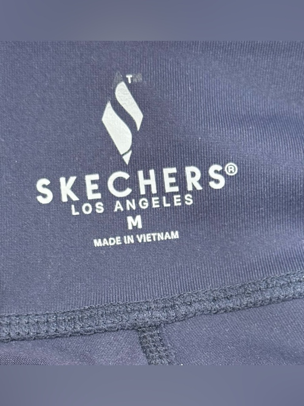 Skechers Navy Blue Side Pockets Leggings Women's Medium - Picture 3 of 6